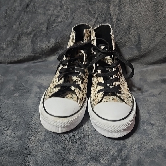 Converse Chuck Taylor All Star Eva Lift Leapord Print Size 5.5 Youth Women's 8 - Picture 5 of 6